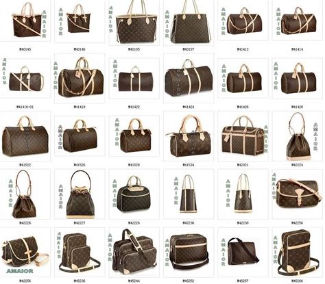 lv type of bags